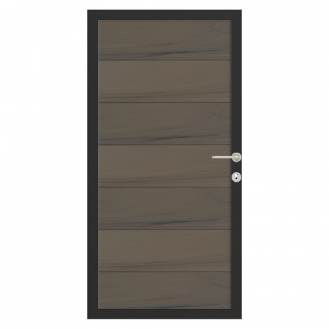 Osmo Multi Fence Co-Extrusion Lightbrown Tor 89x178 Rahmen Anthrazit