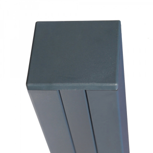 Aluminiumpfosten Kingston 7 x 7 x 225cm Anthrazit, zum Einbetonieren