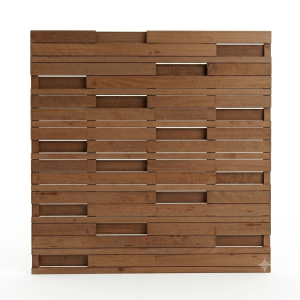 Sichtschutzzaun Madura Keruing-Hartholz 180x180cm