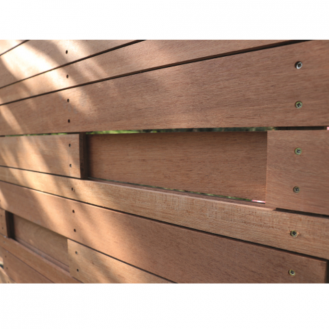 Sichtschutzzaun Madura Keruing 180x180cm