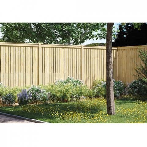 Sichtschutzzaun Faaborg II Lärche-Douglasie 180x180cm