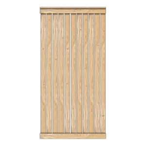 Sichtschutzzaun Faaborg II Lärche-Douglasie 90x180cm