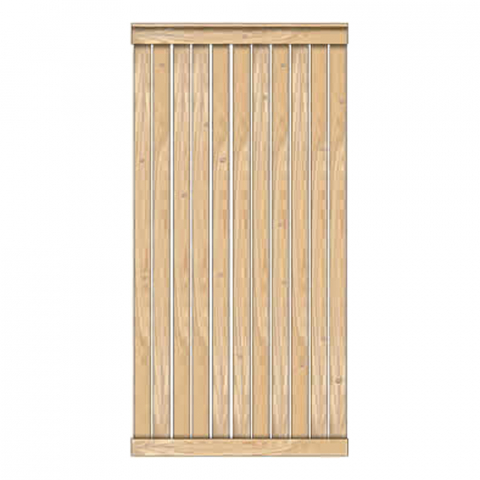 Sichtschutzzaun Faaborg II Lrche-Douglasie 90x180cm
