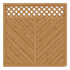 L&auml;rche Natur mit Rankgitter