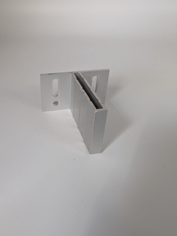 Elephant Duo Wood Befestigungsset 6x T-Clip f&uuml;r Sichtschutzelemente