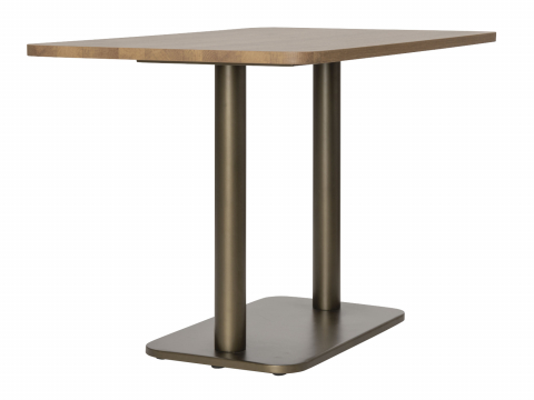 COCO Maison Brest Bistrotisch Vintage Oak Gold 120x75cm