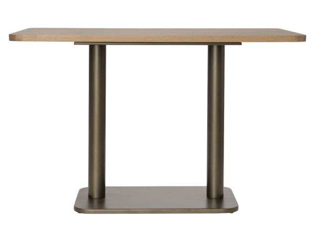 COCO Maison Brest Bistrotisch Vintage Oak Gold 120x75cm
