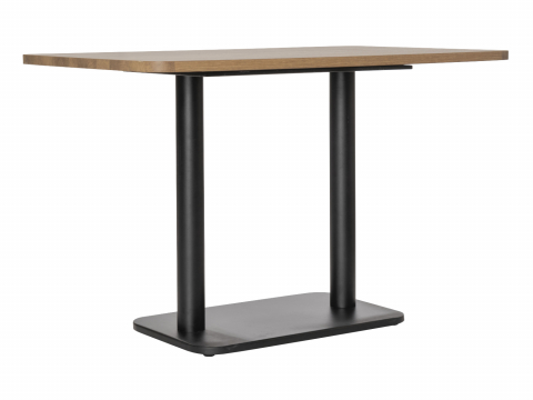 COCO Maison Brest Bistrotisch Vintage Oak Schwarz 120x75cm