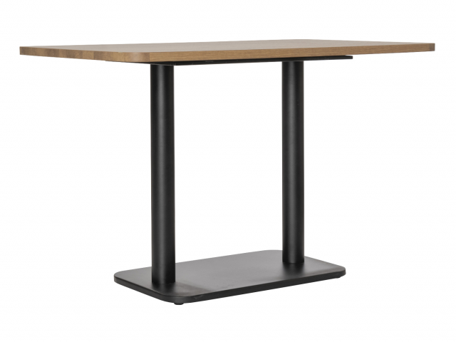 COCO Maison Brest Bistrotisch Vintage Oak Schwarz 120x75cm