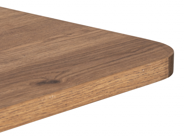 COCO Maison Brest Bistrotisch Vintage Oak Schwarz 120x75cm