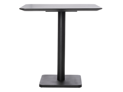 COCO Maison Brest Bistrotisch Marble Light Grey Schwarz 75x75cm