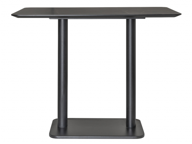 COCO Maison Brest Bartisch Marble Onyx Schwarz 120x75cm