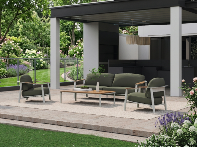 Royal Garden Kemo Lounge-Set inkl. Polster, 4-teilig