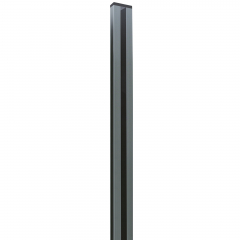 Elephant Wandanschlussleiste Aluminium 200cm silbe