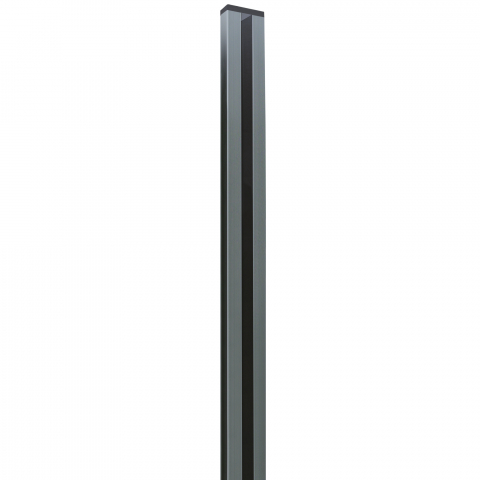 Elephant Wandanschlussleiste Aluminium 200cm, silber