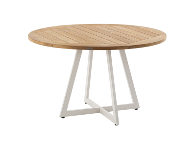 Niehoff Milan Gartentisch 125cm, Ivory Teak