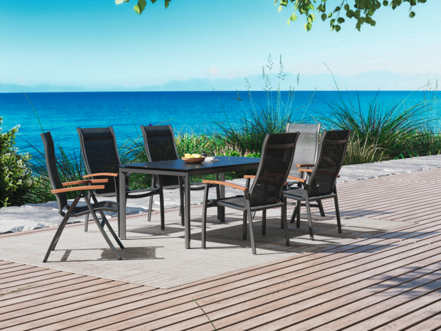 Royal Garden Kensington Teak-Alutapo Gartenmbel-Set