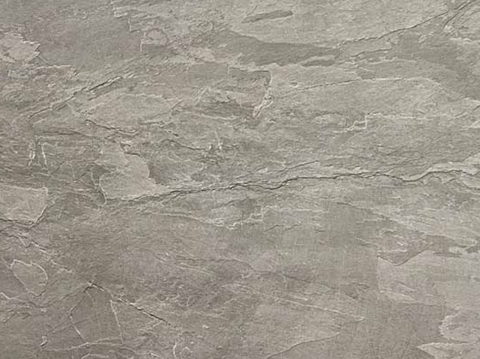 Stern Ausziehtisch Edelstahl, HPL Silverstar Slate stone, 174-254x90cm