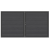 System WPC XL Platinum Doppeltor Anthrazit 2036 - H:180cm, Anthrazitrahmen, Sonderbreite
