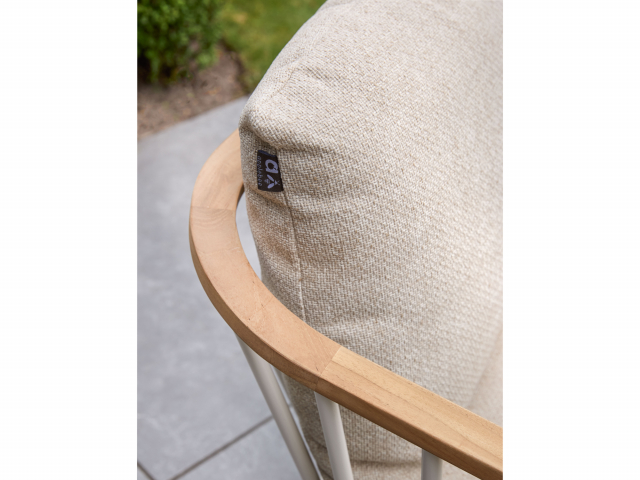 Apple Bee Condor Dining Armchair Alu Oyster