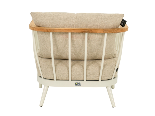 Apple Bee Condor Lounge Sessel Alu Oyster