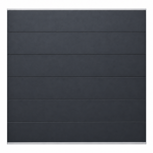 Elephant Steckzaun Set breit Mix and Match 180x174cm Aluminium BREIT anthrazit Leisten Silber