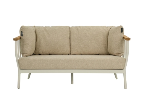 Apple Bee Condor Lounge Sofa 2-Sitzer Alu Oyster 150cm