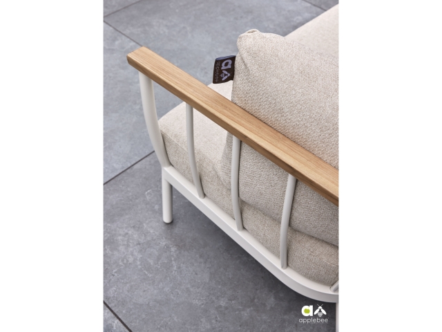 Apple Bee Condor Lounge Sofa 2-Sitzer Alu Oyster 150cm
