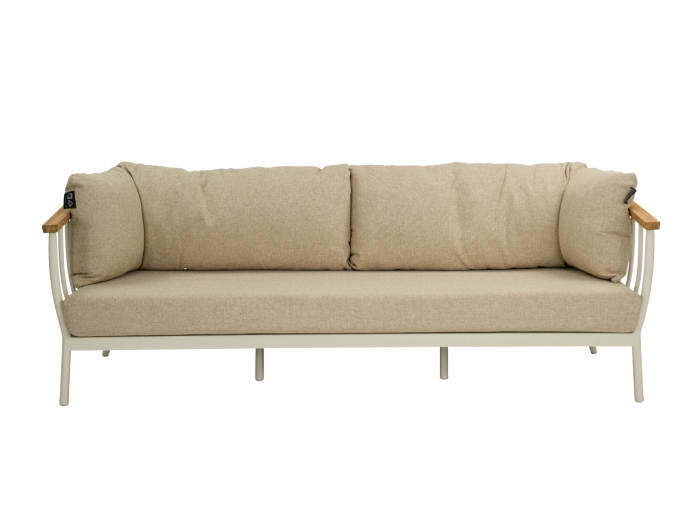 Apple Bee Condor Lounge Sofa 3-Sitzer Alu Oyster 217cm