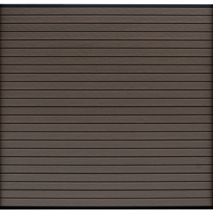 Elephant Steckzaun Set Rhombus WPC 180x178cm ipe black co-extrudiert