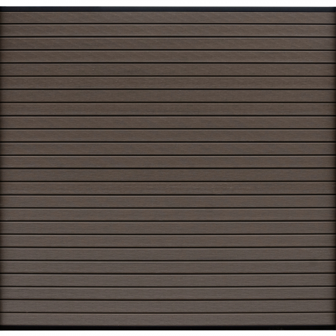 Elephant Steckzaun Set Rhombus WPC 180x178cm ipe black co-extrudiert