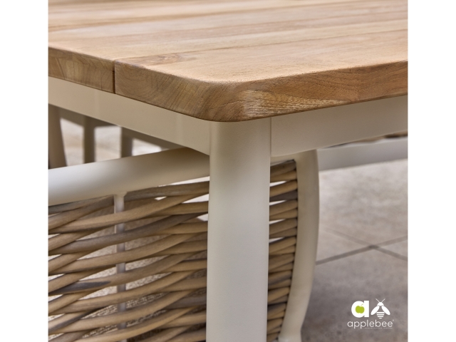 Apple Bee Milou Tisch Teak natur Oyster 240x100cm