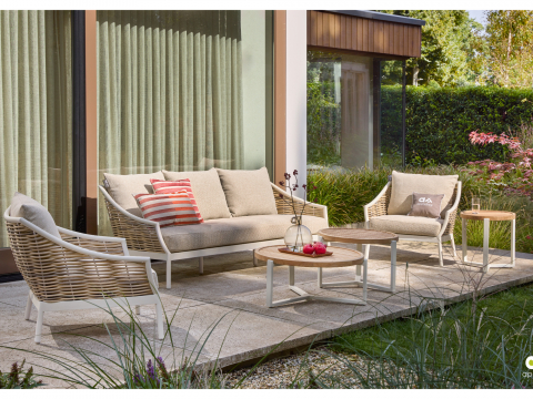 Apple Bee Milou Loungesessel Oyster