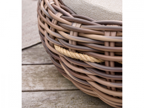 Apple Bee Cocoon Daybed Boucle Cream inkl. Kissen 220x220x69cm