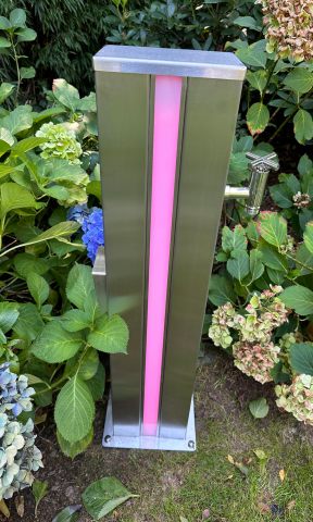 Ideal Multifunktionsstele mit Steckdose und LED Beleuchtung
