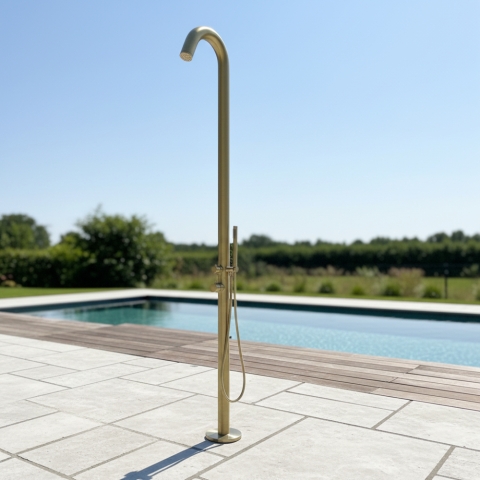 Ideal Gartendusche Sylt Gold