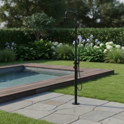 Ideal Gartendusche Juist Schwarz