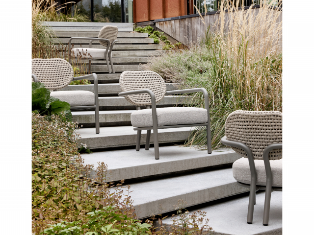 Apple Bee Lugano Lounge Sessel Taupe