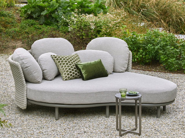 Apple Bee Chill Out Daybed 224cm Alu taupe