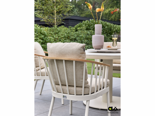 Apple Bee Condor-Melville 140cm Dining-Set 1 Oyster