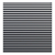 GroJaLumino Ellipse Steckzaun-Set 180x180cm anthrazit
