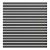 GroJaLumino Edge Steckzaun-Set 180x180cm anthrazit