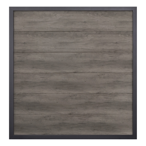 GroJa BasicLine Fertigzaun Nova Monument Oak-anthrazit Sonderma&szlig; Breite 30-180cm H&ouml;he 180cm