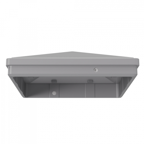 GroJa Premium-Pfostenkappe 9x9cm - Silbergrau
