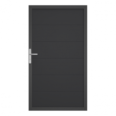 Groja BasicLine Nova Universaltor 100x180cm Anthrazitgrau DB703