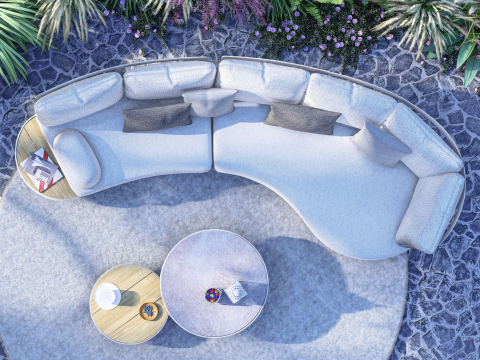 Zebra Wave Chaiselongue
