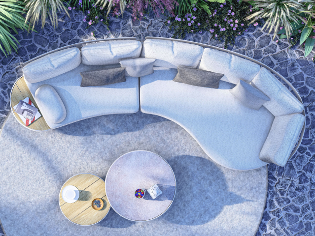 Zebra Wave Chaiselongue