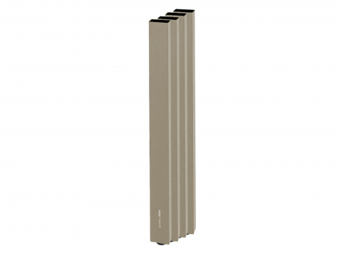 Zebra Derex Tischbeine-Set, Aluminium light taupe