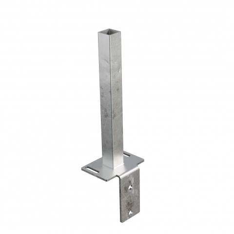 Groja Konsole Typ L Stein GJ 45 für WPC-Steckzaunpfosten 7x7 und 10x10cm