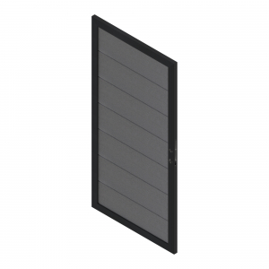 Osmo Multi Fence Elegance B Tor 89x178 cm Hellgrau Rahmen Anthrazit